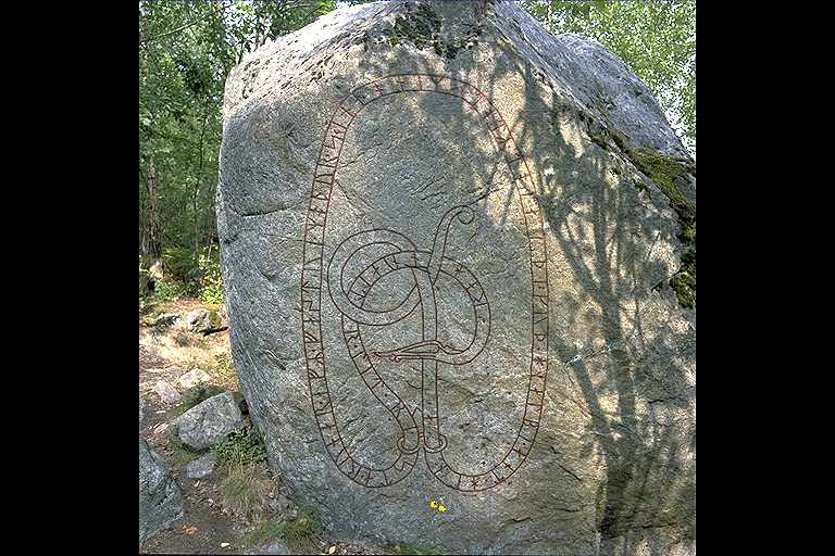 Runes written on flyttblock. Date: V
